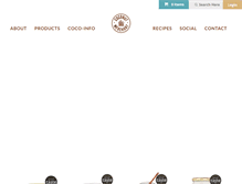 Tablet Screenshot of coconut-merchant.com